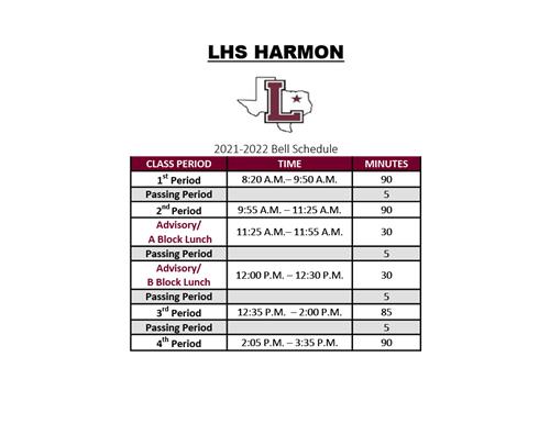 Bell Schedule